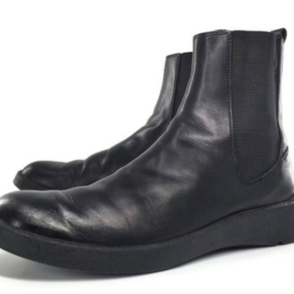 Bally Sesvenna Black Leather Pull-On Comfort Chelsea Boots - Picture 13 of 13